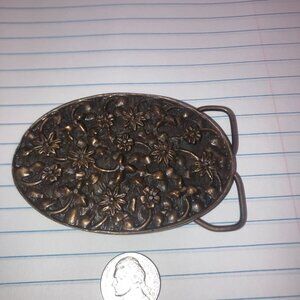 Brass Works Accessories  Bergamot Brass Belt Buckle